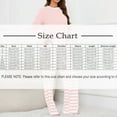 thumbnail image 3 of Delayuji Womens Pajamas Sets Round Neck Striped Printed Long Sleeve Top and Pants Set Sleepwear Loungewear Spring Outfits S-5XL, 3 of 9