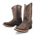 thumbnail image 3 of The Western Shops Kids Python Print Leather Cowboy Boot, 3 of 7