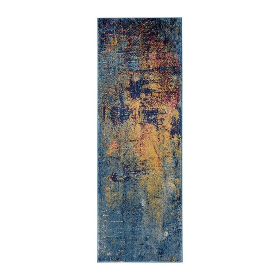 Manhattan MAN-41 Orange Modern Rug 2' 6" X 7 ' 6"