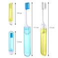 thumbnail image 2 of Sustainable Travel Toothbrushes Set of 4 boxes Foldable Design with Ultra Soft Colorful Bristles, Durable Compact for Outdoor Trips, Business Travel, and On the Go Use Eco-Friendly, Reusable, 2 of 6