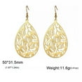 thumbnail image 7 of Bohemian Filigree Teardrop Dangle Earrings Women Stainless Steel Earring Jewelry, 7 of 7