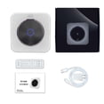 thumbnail image 3 of Reproductor de CD de montaje en pared portátil: Reproductor de CD Bluetooth para el hogar con pantalla LED - Altavoces HiFi incorporados Radio FM,, 3 of 3