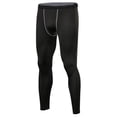 thumbnail image 2 of Mens Compression Pants Elastic Running Tights Leggings Quick Drying Athletic Workout Yoga Gym Compression Leggings, 2 of 8