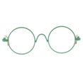 thumbnail image 2 of Accessoires de Poupée Lunettes Miniatures avec Monture en Métal Ronde pour Poupée de 12 Pouces Vert, 2 of 8