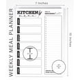 thumbnail image 5 of Inkdotpot Weekly Meal Planner Notepad 7"x10 , "Kitchen Menu" Magnetic Meal Planning Pad with Tear Off Grocery Shopping List for Fridge- Kitchen & Home - 54 Sheets -3R, 5 of 8