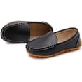 thumbnail image 5 of Boys Girls Leather Loafers Slip-On Oxford Flats Boat Dress Schooling Daily Walking Shoes(Toddler/Little Kids), 5 of 7