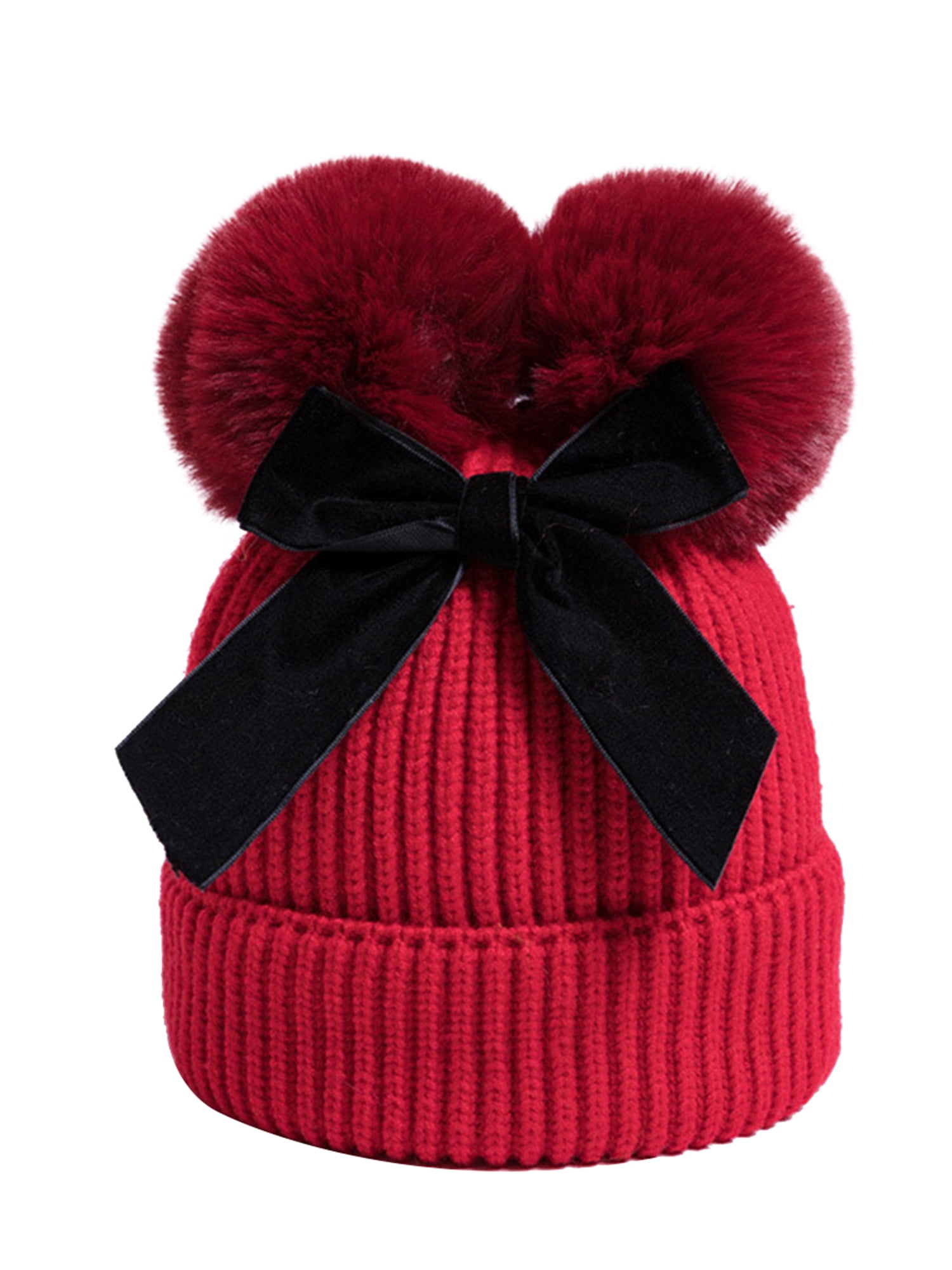Hujukuludusu Baby Girls Winter Warm Hat Cute Bowknot Double Pom Pom Knitted Beanie Cap Walmart Com Walmart Com Hujukuludusu Baby Girls Winter Warm Hat Cute Bowknot Double Pom Pom Knitted Beanie Cap Walmart Com Walmart Com