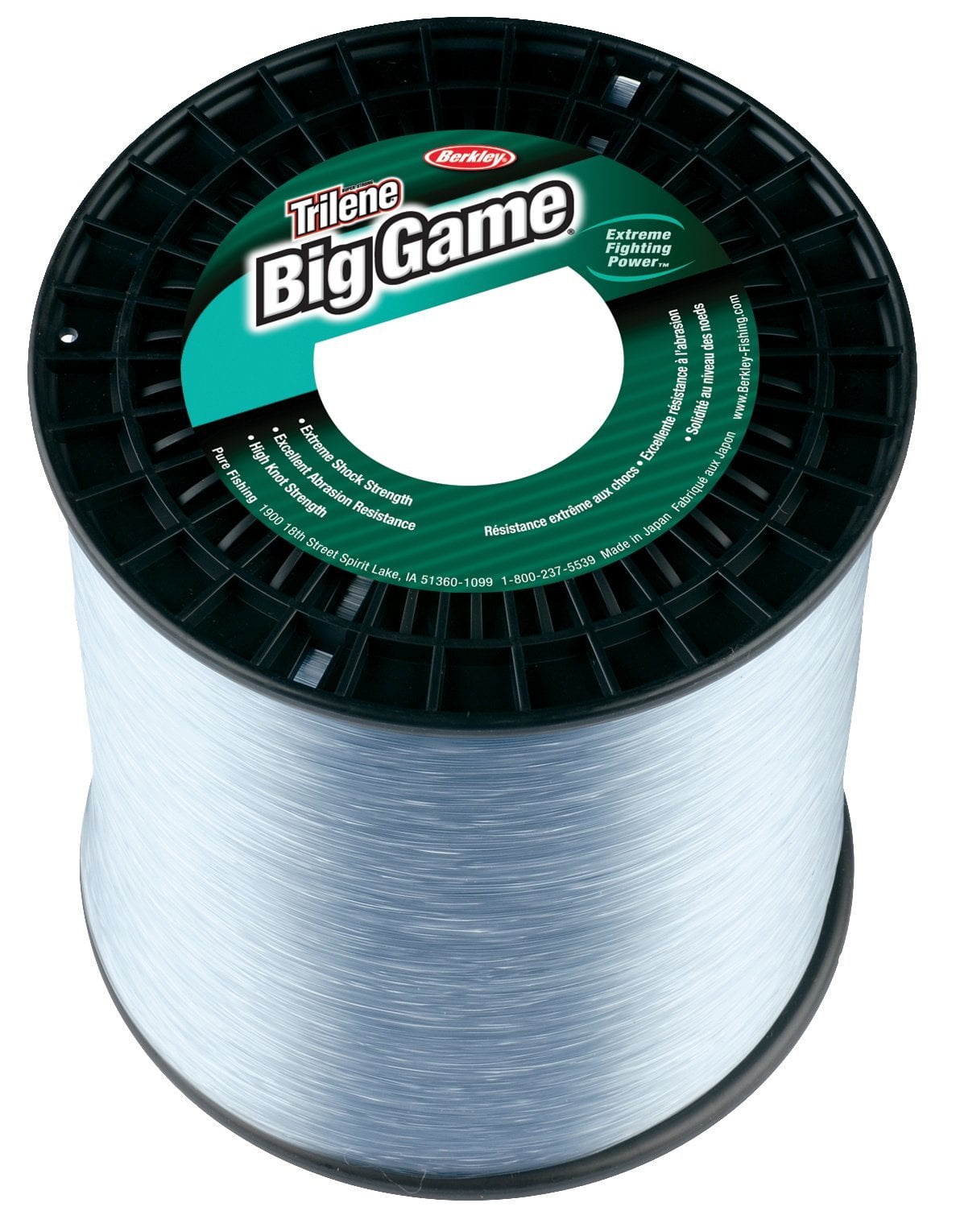 Berkley Trilene Big Game, Clear, 25lb 11.3kg Monofilament Fishing Line