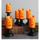 thumbnail image 1 of Luz de vela de calabaza para Halloween, luces de vela sin llama naranja de Halloween, lámparas Led, decoración de festival, luz para fiesta de Halloween, 6 uds., 1 of 5