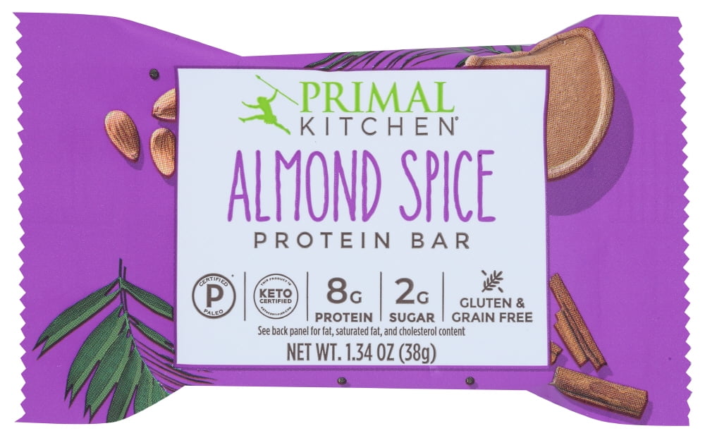 primal kitchen almond spice protein bar