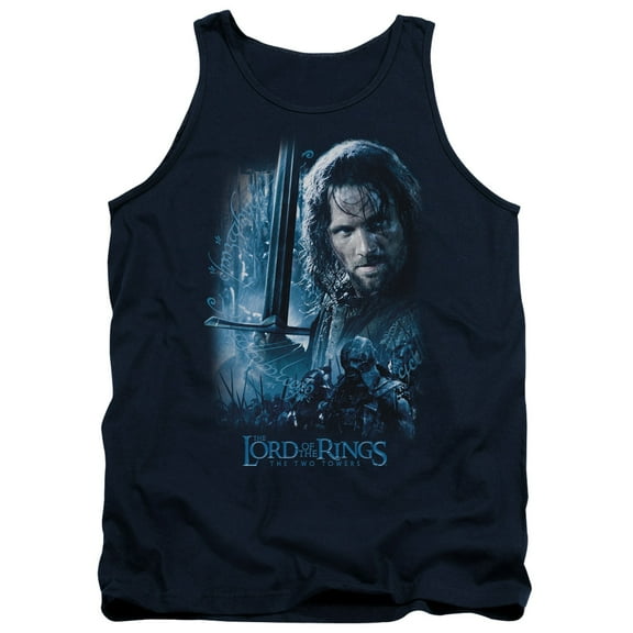 Lord of the Rings King In The Making Adult Tank Top Navy