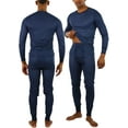 thumbnail image 2 of ToBeInStyle Mens Two-Piece Thermal Set Waffle Knit, 2 of 7