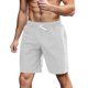thumbnail image 1 of Pantalones cortos deportivos de 5" para correr y gimnasio para hombre - Pantalones de playa de poliéster de secado rápido con bolsillos, 1 of 4