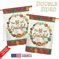thumbnail image 3 of Breeze Decor BD-TG-H-113071-IP-BO-DS02-US 28 x 40 in. Be Grateful Fall - Seasonal Thanksgiving Impressions, Decorative Vertical House Flag, 3 of 4