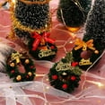 thumbnail image 2 of PULLIMORE 10 Pcs Mini Christmas Wreaths Artificial Hanging Wreath Decorations for Wall Door Xmas Tree Car Home Decor, 2 of 10