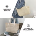 thumbnail image 3 of Bolsa de paja de verano 1pc Bolsa de hombro tejida de gran capacidad Bolsa de asas bonita para las mujeres, 3 of 6
