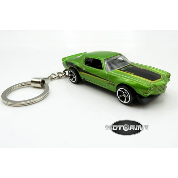 1970 '70 Chevy Camaro Green Car Rare Novelty Keychain 1:64 Diecast