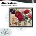thumbnail image 4 of Stupell Industries Bohemian Haiku Flower Vase Black Floating Frame Canvas Art, 21 x 17, by Annabelle Hall, 4 of 8