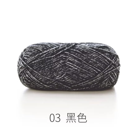 XmhyTop 50G Medium Worsted Weight Wool Yarn (142Yds), Soft Yarn Ideal for Crocheting & Knitting Projects, Black