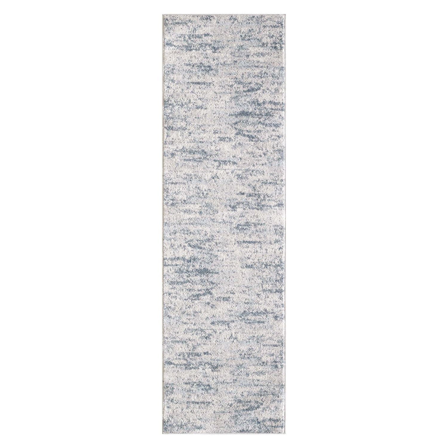 Veruca Cream and Blue Woven Area Rug