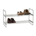 thumbnail image 3 of Household Essentials Stackable Two-Tier Shoe Rack, Chrome, 3 of 5