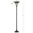 thumbnail image 3 of JONATHAN Y Botanical Tiffany-Style 71" Torchiere LED Floor Lamp, Bronze, JYL8004A, 3 of 4