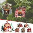 thumbnail image 4 of Árbol De Navidad Decoración Navideña De Madera Tema De Granja Adorno Colgante Adorno Decoración De Fiesta De Navidad Accesorios Vogacara HA040080-01, 4 of 6
