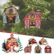 thumbnail image 4 of Árbol De Navidad Decoración Navideña De Madera Tema De Granja Adorno Colgante Adorno Decoración De Fiesta De Navidad Accesorios Methold HA040080-01, 4 of 6