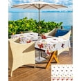 thumbnail image 5 of Fsddascl Spring Butterfly Colorful Outdoor Tablecloth - 54x80 Inch Rectangle Dining Table Cover, Animals Summer Country Waterproof Outdoor Table Cloth with Umbrella Hole & Zipper for Picnic/Patio, 5 of 7