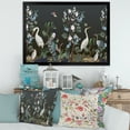 thumbnail image 3 of Designart 'Chinoiserie With Peonies and Birds IV' Traditional Framed Art Print, 3 of 4