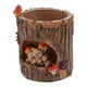 thumbnail image 4 of Maceta pequeña con forma de tocón de , soporte para bolígrafos, figura decorativa de resina, maceta para oficina, patio, sala de estar, jardín, Oso, 4 of 8
