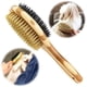 thumbnail image 1 of Rewera Cepillo doble para perros y gatos, cepillo para perros con pasadores para nudos y subpelo - pelo corto y pelo largo, 1 of 5