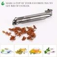 thumbnail image 2 of Infusor de té de tubo/tubo de acero inoxidable, colador de especias, filtro de té de hierbas, juego de 2 Zhivalor GX-501, 2 of 7