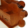 thumbnail image 3 of GOOHOCHY Home Use Wooden Organizer Box Drawer Type Cosmetic Storage Brown Durable Material, 3 of 8