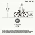 Hiland Mountain Bike, 3-Spokes,Shimano 21 Speeds Drivetrain,Aluminum Frame 26 inch Wheels, Men's MTB Bicycle, White