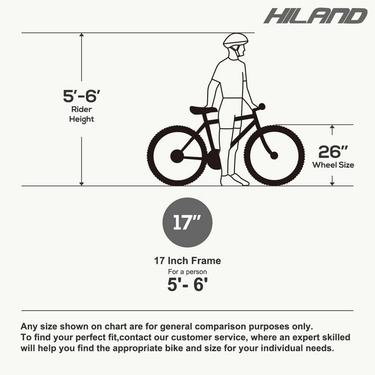HILAND MTB 29 Pulgadas Plateado Shimano 21 Velocidades para Hombres y  Mujeres Bicicleta de Montaña Hardtail con Marco de Aluminio de 431 mm y  Freno de Disco : : Deportes y aire libre