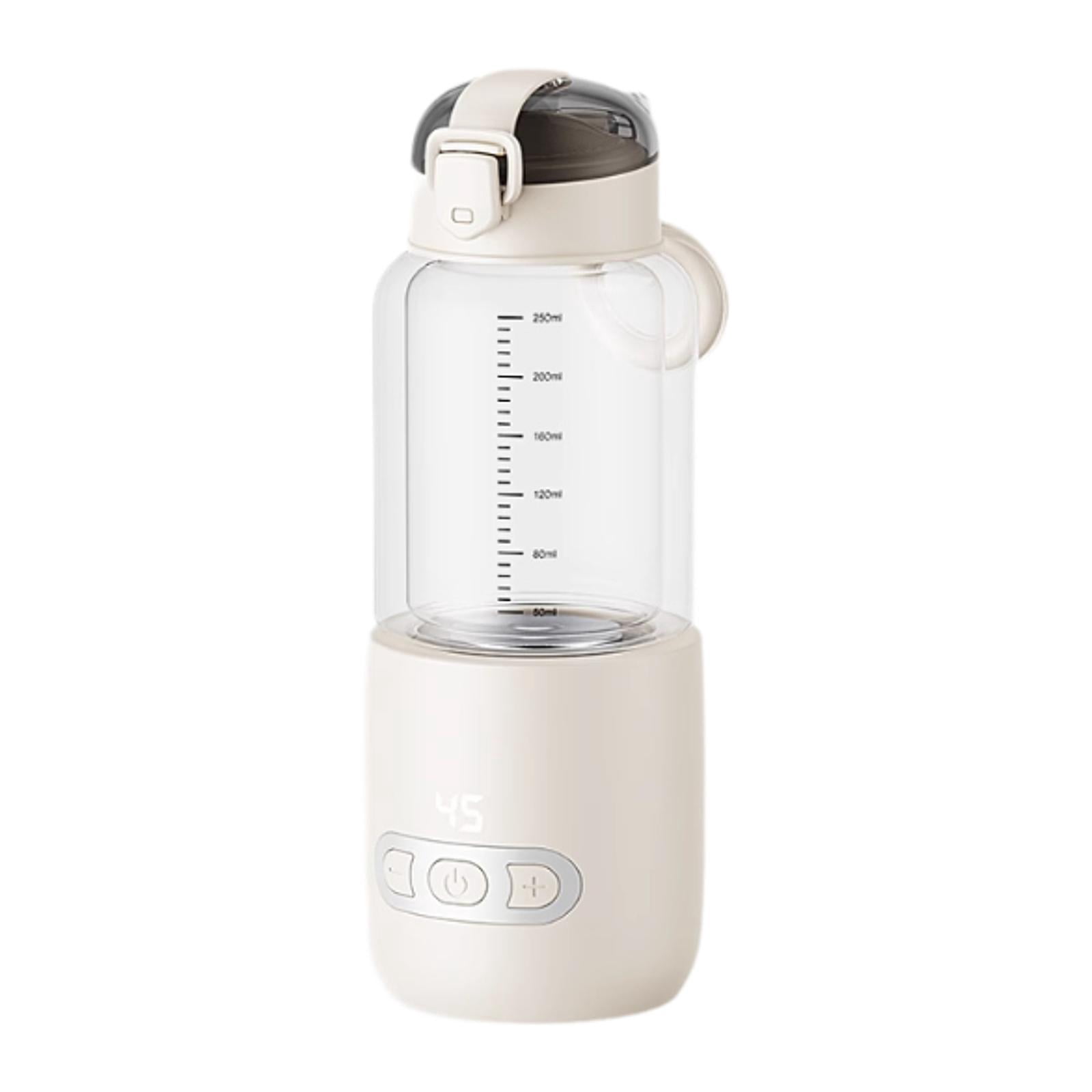 Baoblaze Portable Bottle Warmer Accurate Temperature Control Baby Milk Bottle Outdoors Ca beige 250ml