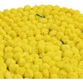 thumbnail image 3 of 5 Feet Artificial Marigold Garland Artificial Flowers String Decor for Diwali, Indian Decor, Christmas Décor - Pack of -50, 3 of 7