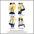 thumbnail image 3 of Lands' End Small Solid Color Zip Top Canvas Tote Bag, 3 of 5