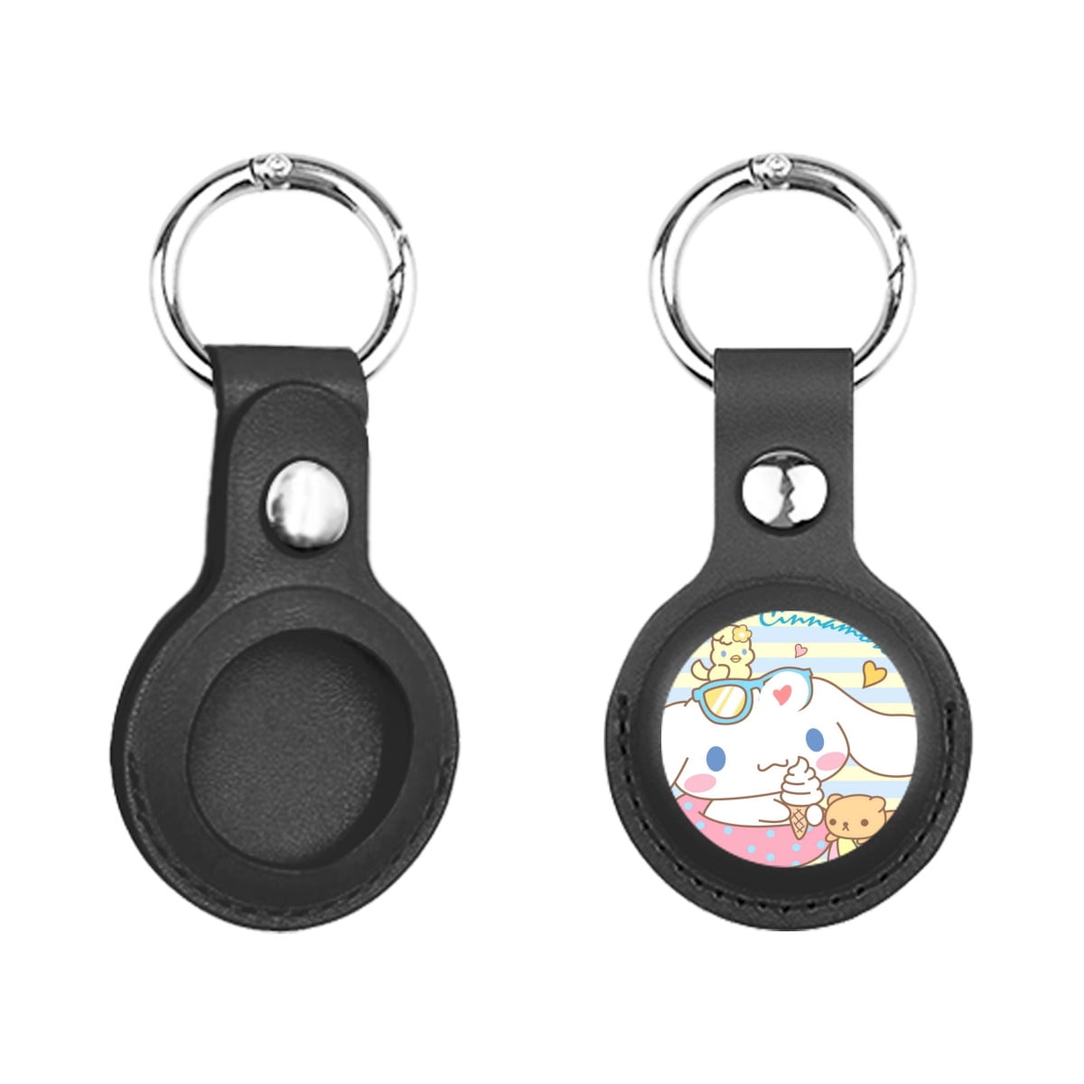 Apple AirTag FineWoven Key Ring - Black - Walmart.com