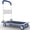 Blue, 660 Lbs. Capacity, variant on HarmonyStrings Heavy Duty Foldable Push Cart  | Upgraded Collapsible Hand Truck Folding Platform with Swivel Wheels | Flat Bed Moving Wagon | Space Saving Push Handle-Yellow, 330 Lbs. Capacity