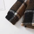 thumbnail image 6 of 12 Months Baby Boys Clothes 18 Months Boys Fall Winter Pant Set Toddler Boys Long Sleeve Hooded Plaid Top Pants 2PCS Set Gray, 6 of 8