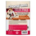 thumbnail image 2 of Chomp 'ems Chicken & Peanut Butter Hide Free Dog Chews - Rawhide Free Dog Treats - No Hide Alternative Chew Treat for All Life Stages, Bones, 3.5", 6 Count, 2 of 8