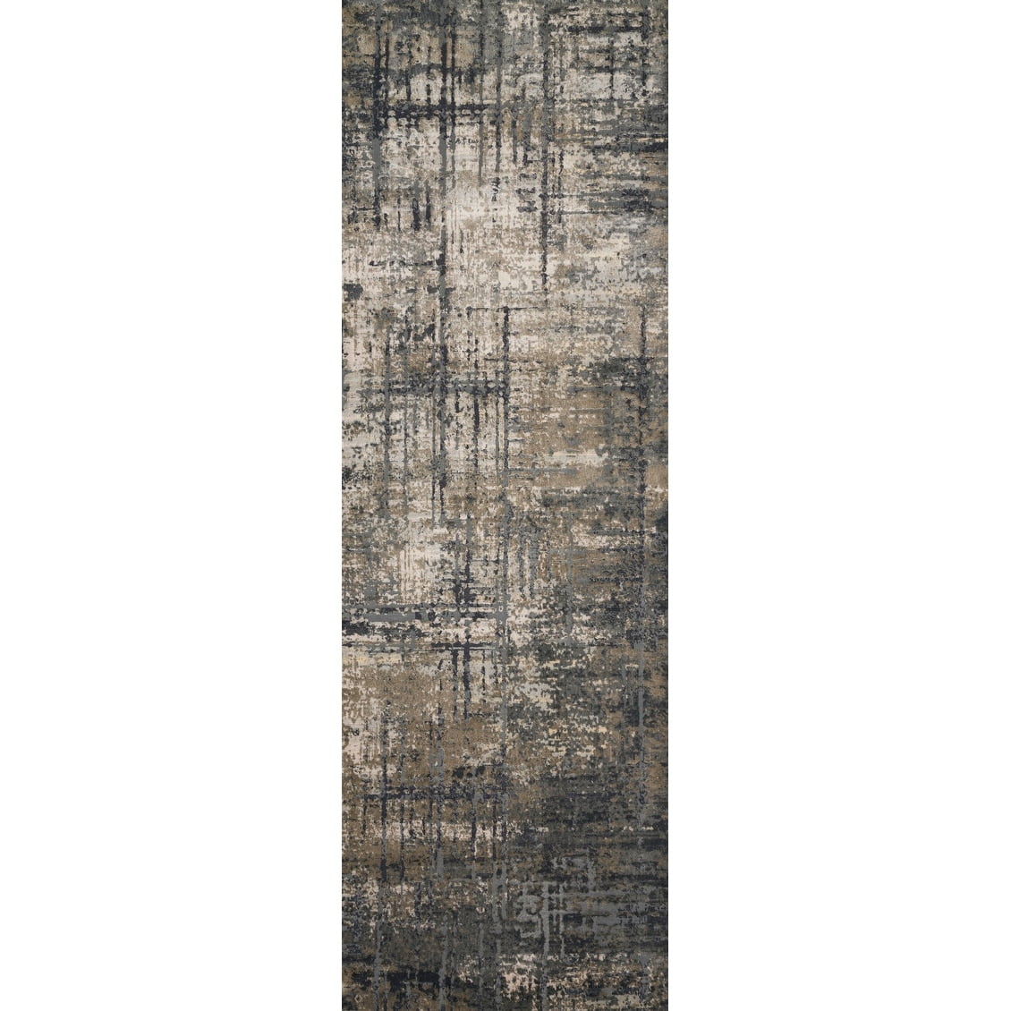 Alexander Home Midcentury Modern Distressed Area Rug 2'7" x 10