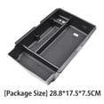 thumbnail image 2 of DYNWAVECA Armrest Storage Holder Auto Center Storage Box Container Storage Rack Car Center Console Armrest Box for Replacement, 2 of 10