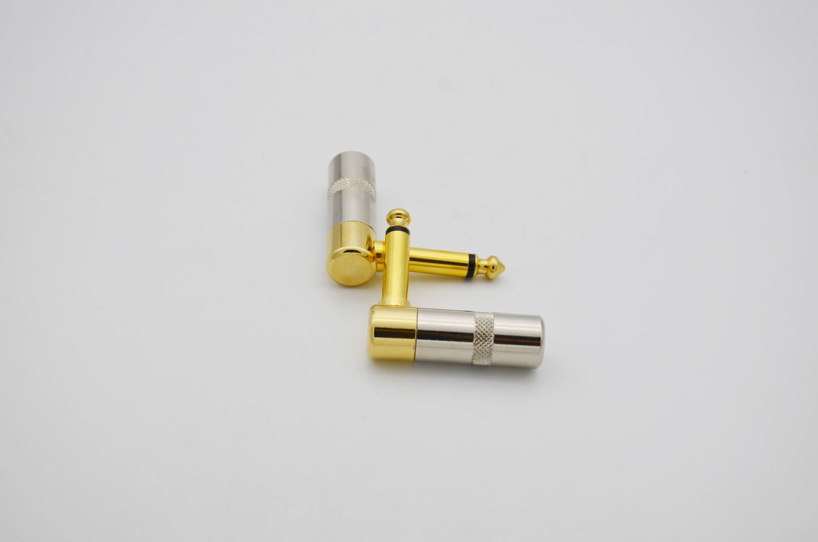 2,Speaker Cable 1/4 - 16 Gauge with Gold Right Angle Mono Plug for guitar amp