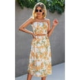 thumbnail image 7 of Women's floral blouse, maxi skirt suit dress, 7 of 7