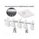 thumbnail image 3 of 100 Pcs Key Tags White Plastic Hanging Tags With Metal Snap Hooks, Tags For Slotted Key Cabinets Bo, 3 of 5