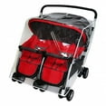 thumbnail image 7 of MELIVO 1Pc Double Strollers Rain Cover Windproof Protective Sleeve Case for Twin Baby Prams Side by Side/Front Rear, 7 of 7