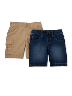 365 Kids from Garanimals Boys 4-10 Cargo & Denim Shorts, 2-Pack